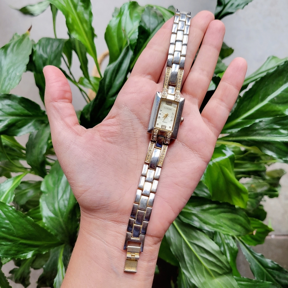 Citron Rhinestone Quartz Classic Diamond Watch - Picture 3 of 7
